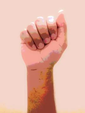 Open hand showing something gesture isolated, Stock Photos