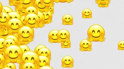 Open Hands Animated Emoji Pack with Overlays, Transitions, Backgrounds, Bursts 스톡 동영상 251568830
