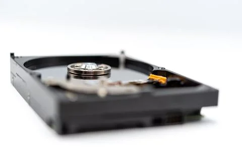Open Hard Disk Drive Components Stock Photos