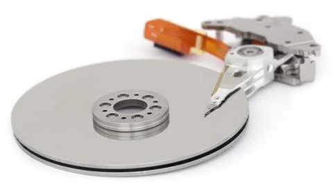 Open hard disk drive Stock Photos