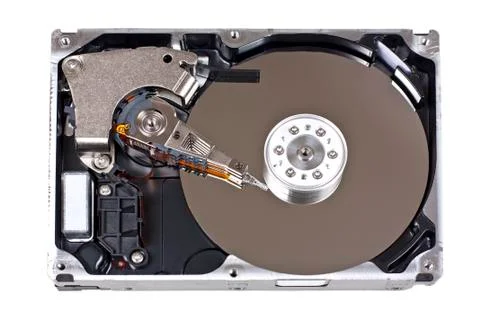 Open hard drive Stock Photos