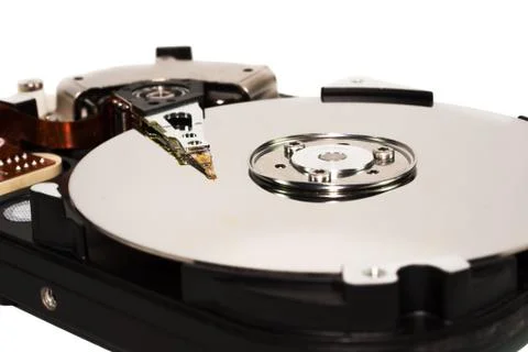 Open hard drive Stock Photos