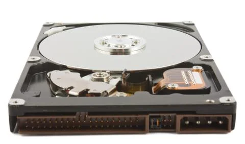 Open hard drive unit Stock Photos