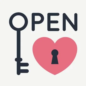 Open heart Stock Illustration