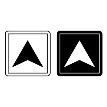 Open Here Signs. Cardboard Packaging Labels. Black and White Vector Icons. .. Stock Illustration