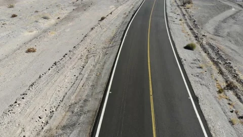 Open highway in Baja Mexico Stock Footage 166663280