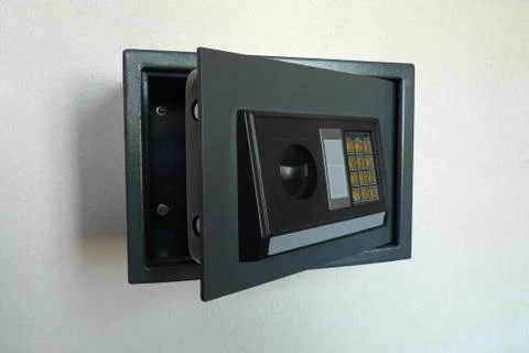 Open home safe Stock Photos