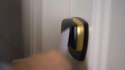 Open Hotel room Stock Footage 128813707