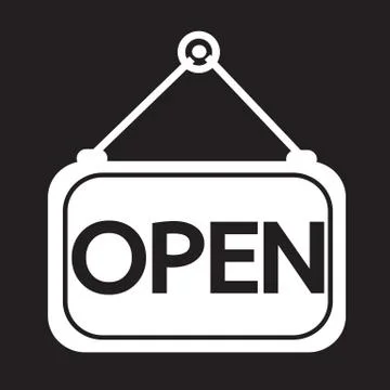 Open icon Stock Illustration