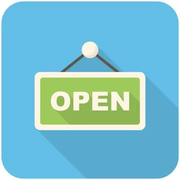 Open icon Stock Illustration