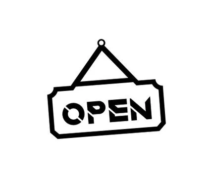 Open icon vector illustration Stock Illustration