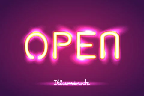 Open illumination Stock Illustration