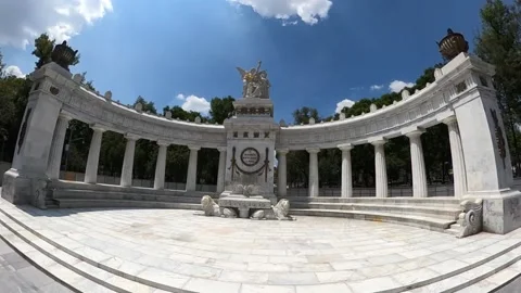 Open image of the emicycle to Benito Juarez Stock Footage 229966104