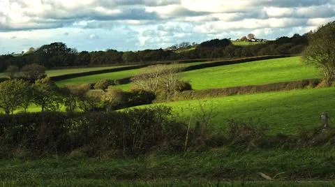 Open Landscape Views, Cornwall Foto stock