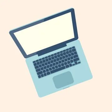 Open laptop pc. 스톡 일러스트