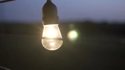 Open Lightbulb On Railing Video stock 231813869