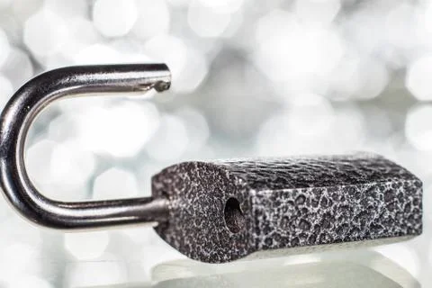 Open lock, access concept Stock Photos