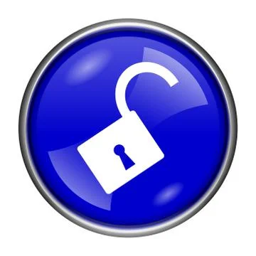Open lock icon Stock Illustration