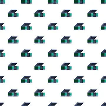 Open locker storage pattern on white background Illustrazione stock