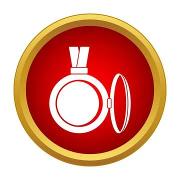 Open locket pendant icon representing memory and keepsake Stock Illustration