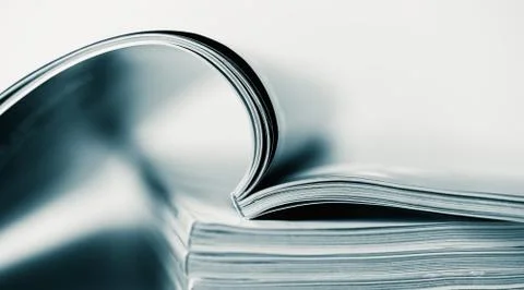 Open Magazine Stock Photos