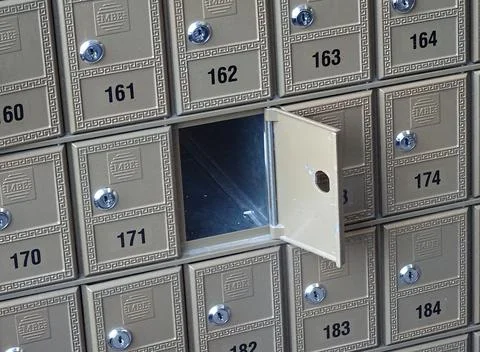 Open Mail Box Stock Photos
