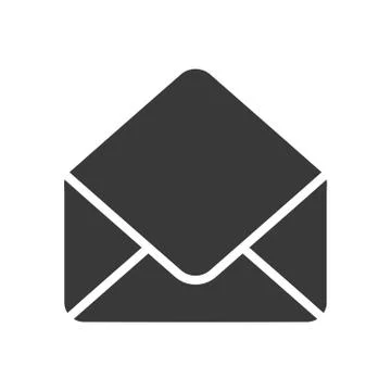 Open Mail Icon Vector Stock Illustration