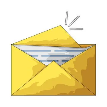 Open Mail illustration Stock Illustration