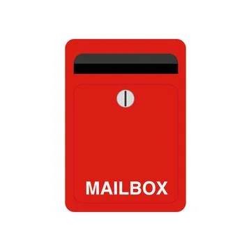 Open mailbox icon. Flat illustration of open mailbox Illustrazione stock