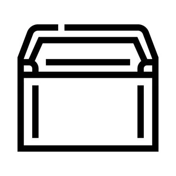 Open mailing envelope receiving new electronic message イラスト素材