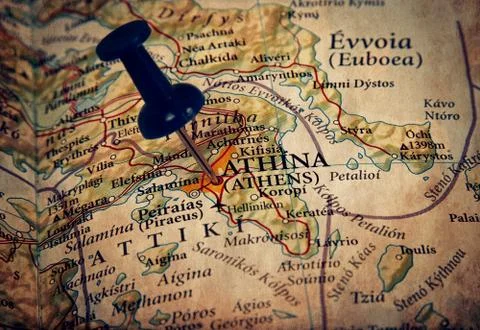 Open map Stock Photos