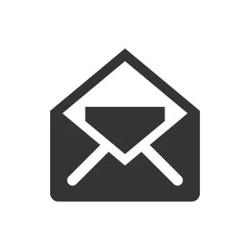 Open Message Icon Illustrazione stock