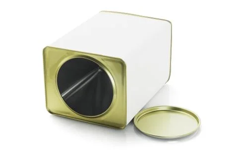 Open metal container Stock Photos