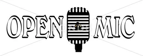 Open mic night Stock Illustration