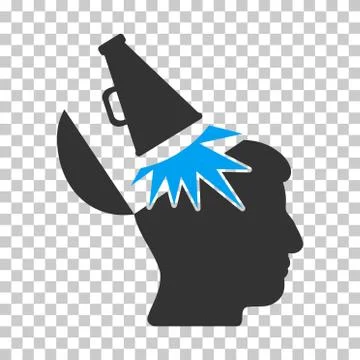 Open Mind Megaphone Vector Icon Stock Illustration