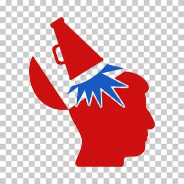 Open Mind Megaphone Vector Icon Stock Illustration