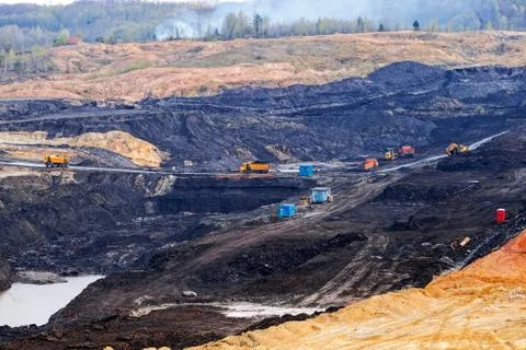 Open mining pit Foto stock