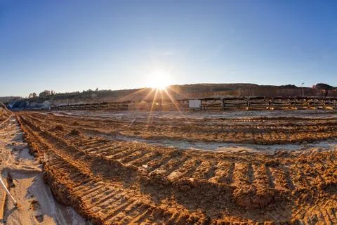 Open mining pit Foto stock