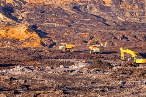 Open mining pit Foto stock