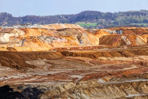 Open mining pit Foto stock