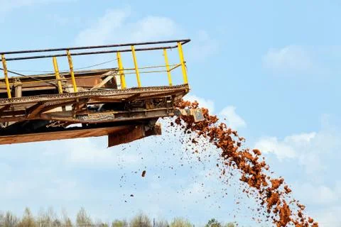 Open mining pit Stock Photos