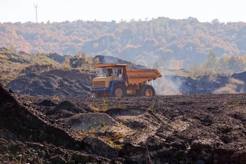 Open mining pit Foto stock