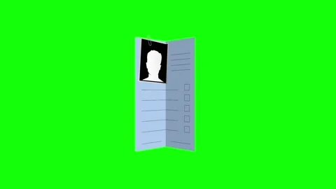 Open Moving with Door on Green Screen Chroma Key Background Stock Footage 337178920