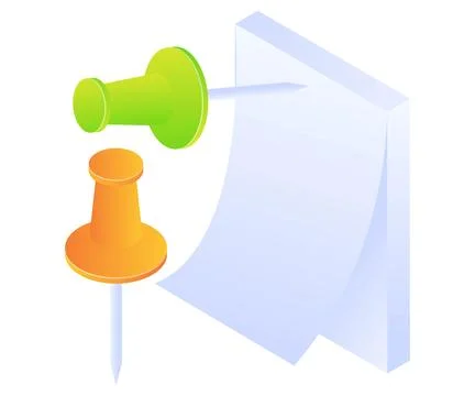 The open note book of isometric style Stock Illustration