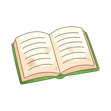Open notebook イラスト素材