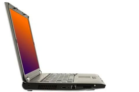 Open notebook isolated on white, clipping path Stock Photos