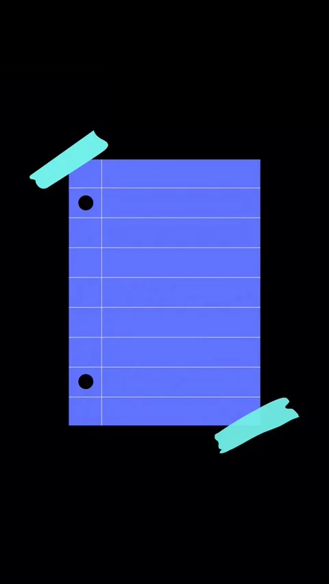 Open Notebook Page Animation Video stock 346566271