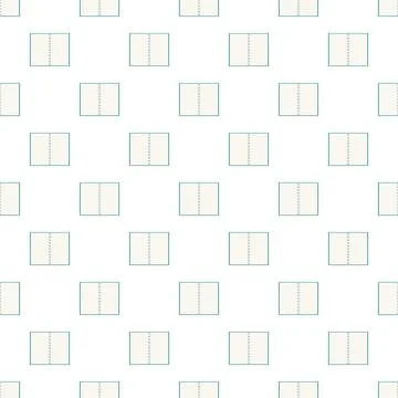 Open notebook paper grid seamless pattern background Stock Illustration
