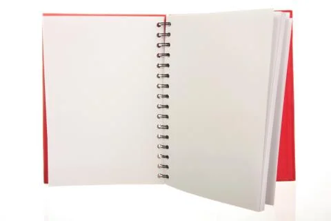 Open notebook Foto stock