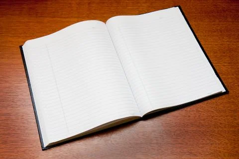 Open notebook Stock-Fotos